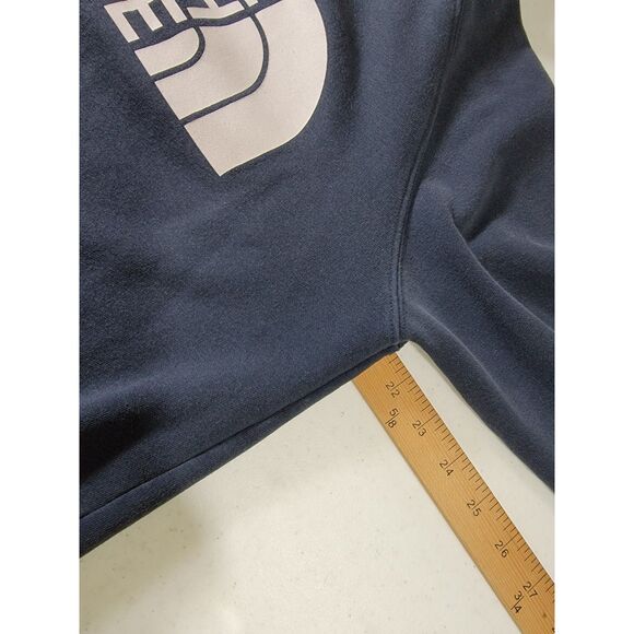 Women's North Face Navy Hoodie Sweatshirt - Medium - Picture 5 of 8